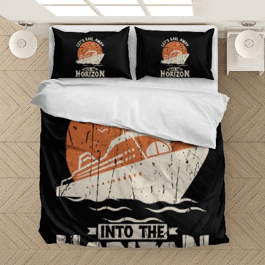 Let's sail away into the horizon - Cruise Bedding Sets