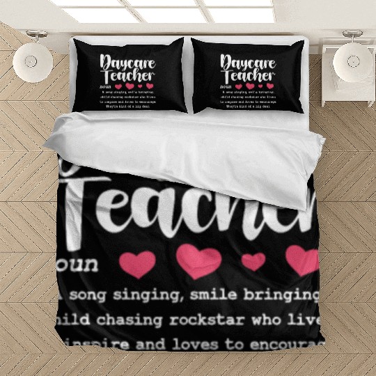 Daycare Teacher Definition Bedding Sets