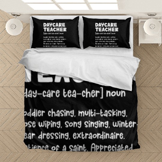Daycare Teacher Definition Bedding Sets