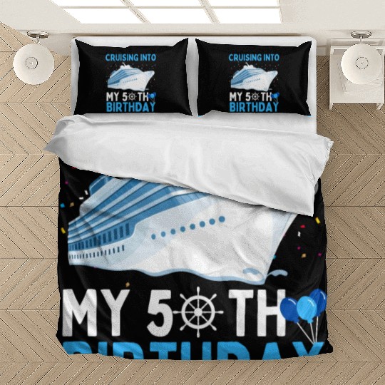 cruising into my 50th birthday 50 Year Old Cruise Bedding Sets