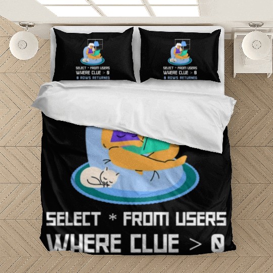 Computer Science Programmer IT Nerd DBA Bedding Sets IT