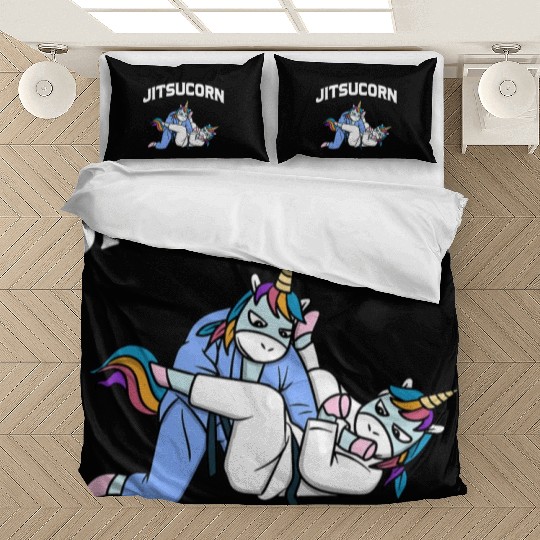 Jitsucorn Jiu Jitsu Unicorn MMA BJJ Judo 1 Bedding Sets