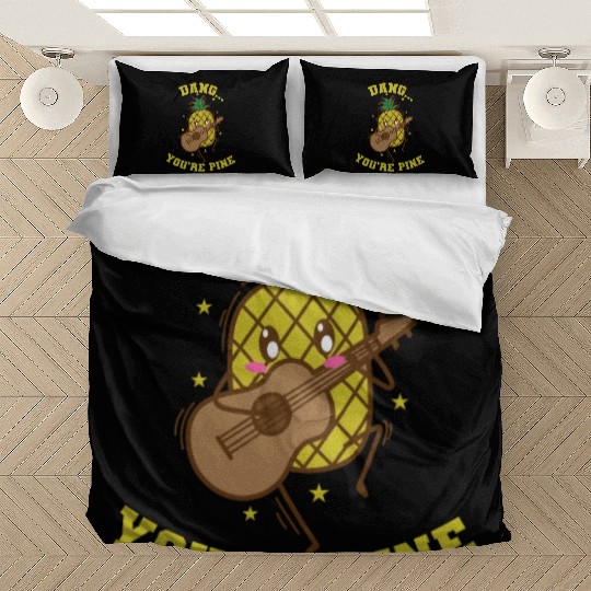 Dang You're Pine Pineapple Sweet Fruit Tropical Bedding Sets