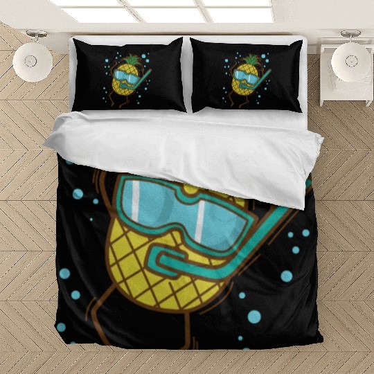 Pineapple dives Tropical sweet Fruit Bedding Sets