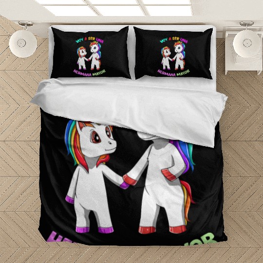 Kids Big Sister Unicorn Pregnancy Gift Brothers Bedding Sets