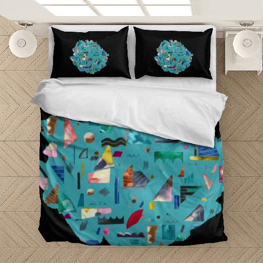 Sailing Boats Multi Blue Bedding Sets