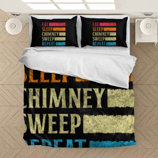 Lucky Charm New Year Fireplace Master Bedding Sets