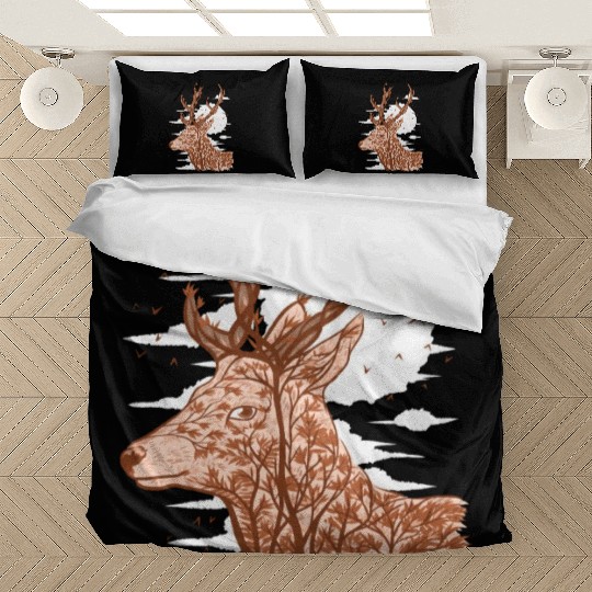 Tree Deer Beautiful Animal Bedding Sets