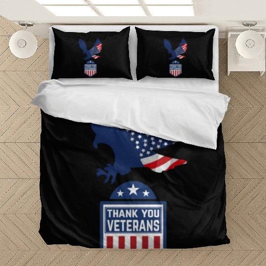 Happy Memorial Day Thank you Veterans American Bedding Sets