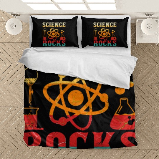 Funny Retro Vintage Science Chemistry Teacher Bedding Sets