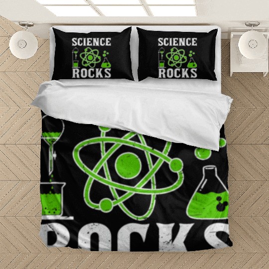 Funny Retro Vintage Science Chemistry Teacher Bedding Sets