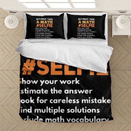Funny Math Teacher For A Math Nerd Bedding Sets
