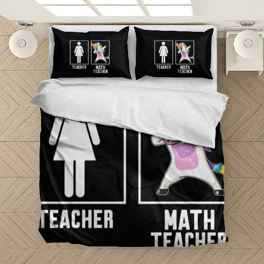 Teacher Vs Math Teacher Bedding Sets
