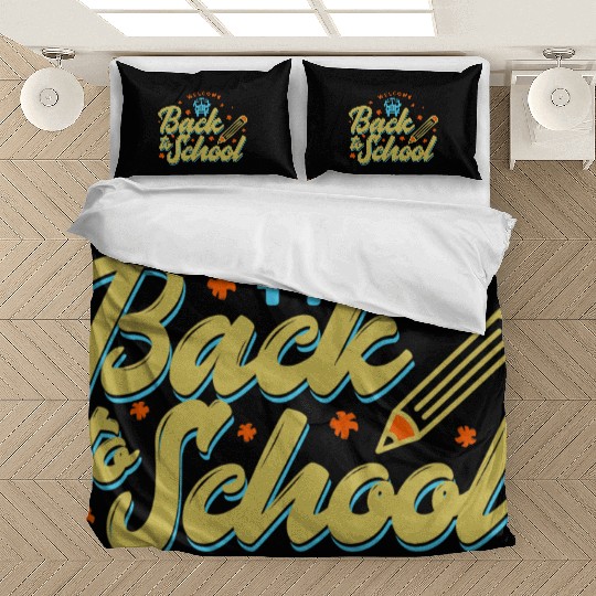 Welcome Back To School School Bus Driver Bedding Sets