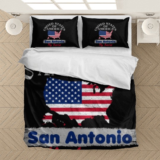 United States of America - San Antonio my home Bedding Sets