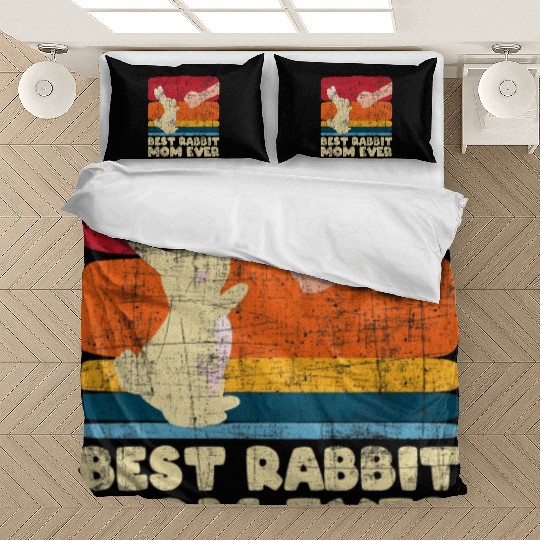 Best Rabbit Mom Ever Bunny Farmer Zookeeper Bedding Sets
