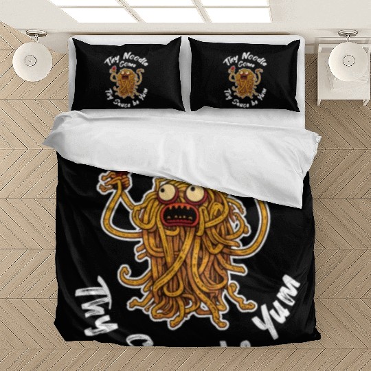 Atheist Atheism Flying Spaghetti Pastafarianism Bedding Sets