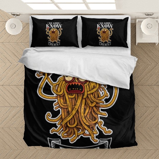 Atheist Atheism Flying Spaghetti Pastafarianism Bedding Sets