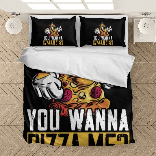 You Wanna Pizza Me Pizza I Love Pizza Italian Food Bedding Sets