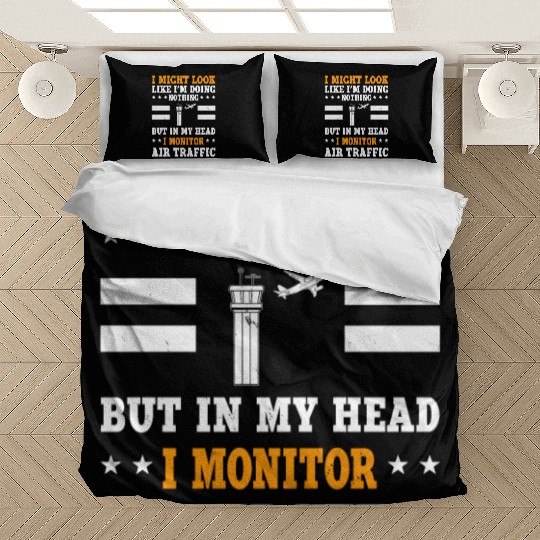 Funny Air Traffic Controller Humor Aviation Safety Bedding Sets