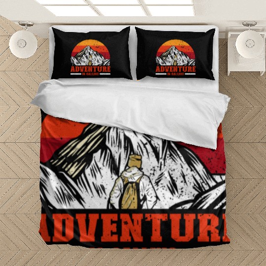 Adventure is Calling hiker Mountaineer Climber Bedding Sets