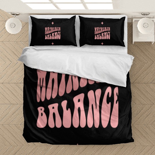 Light Pink Dark Pink Typecentric Psychedelic Bedding Sets