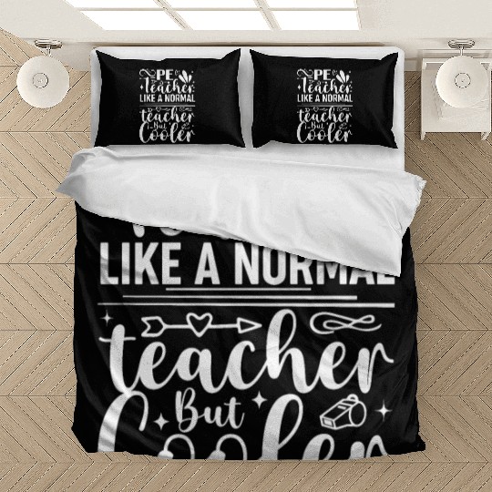 P.E. Teacher Definition Funny Physical Education T Bedding Sets