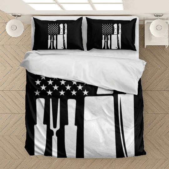 Chef Usa Flag Bedding Sets
