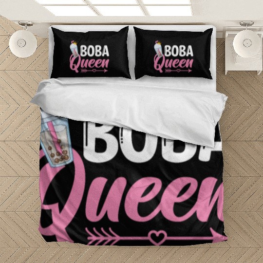 Boba Queen Bubble Tea Lover Boba Tea Drinker Bedding Sets