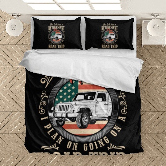 Road Trip Camping Summer Mountains Bedding Sets