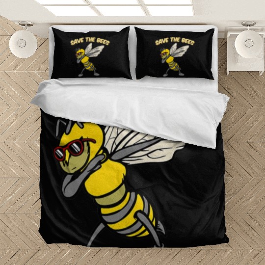 Save The Bees Bedding Sets Dabbing Bumblebee Bee