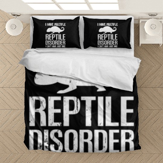 Funny Reptile Disorder Lizard Owner Animal Lover Bedding Sets