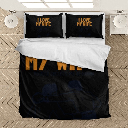 I love my Wife Boxer Kickboxer Fan Professional Bedding Sets
