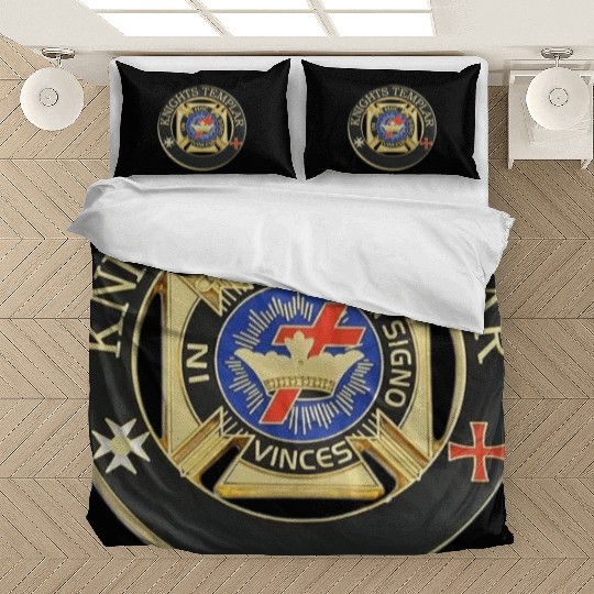 Knights templar in hoc signo vinces Bedding Sets