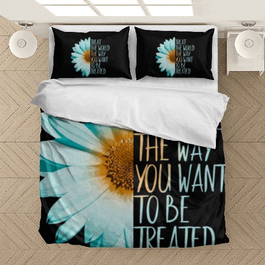 Be The Change Treat The World Bedding Sets