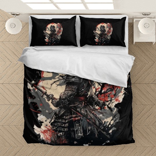 Samurai Warrior with Katana Bedding Sets