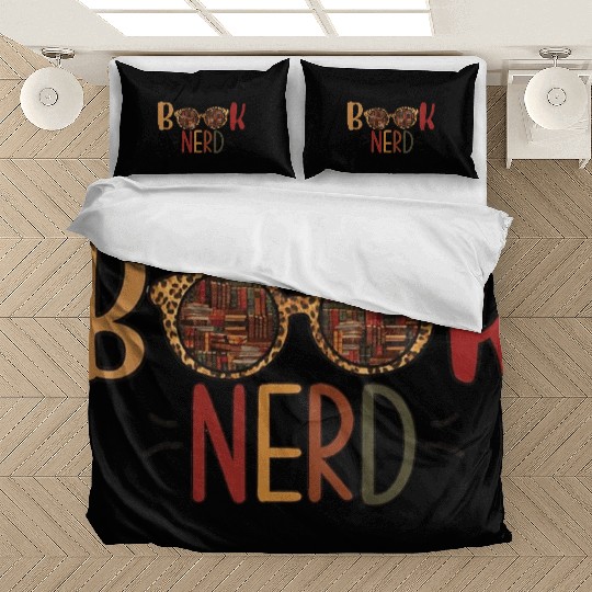 Funny Book Nerd Librarian Teacher Student Reader Bedding Sets