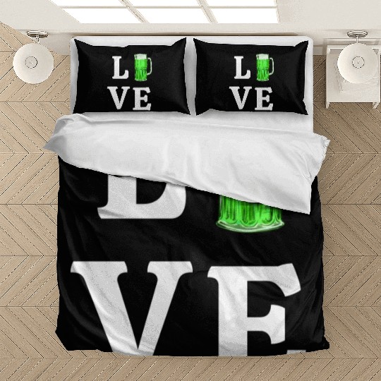 Love Green Beer Bedding Sets