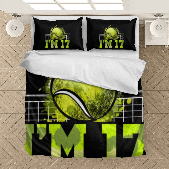 I'm 17 Racket Sports Tennis Player Teen 17th Bedding Sets