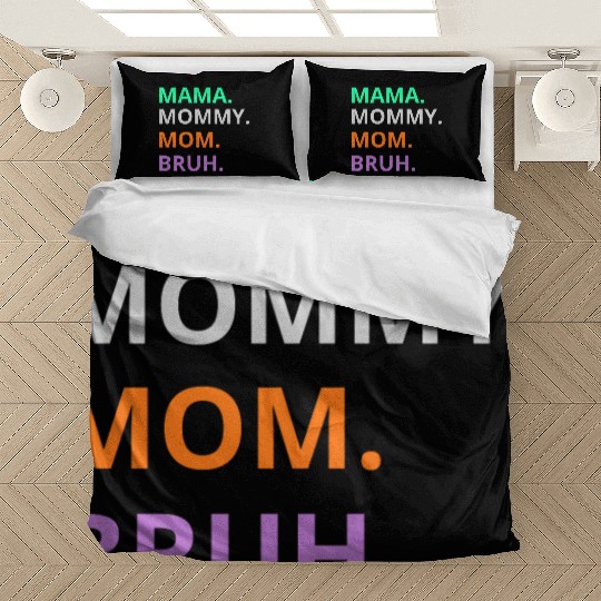 vintage international women's day mama,mommy;bruh Bedding Sets
