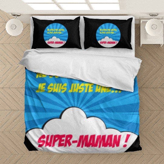 Super-mom super-hero. Best mom Mother's day Comics Bedding Sets