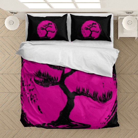 Gardening Bonsai Tree Aesthetic Japanese Bedding Sets