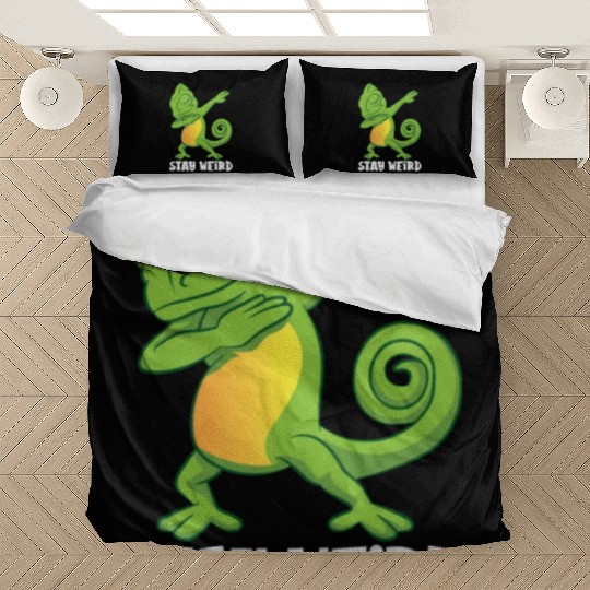 Dabbing Chameleon Sweet Bedding Sets