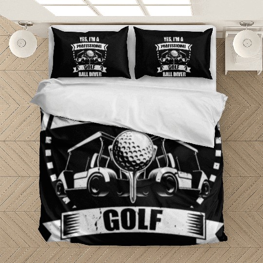 Novelty Professional Golfing Balls Diver Expert Bedding Sets