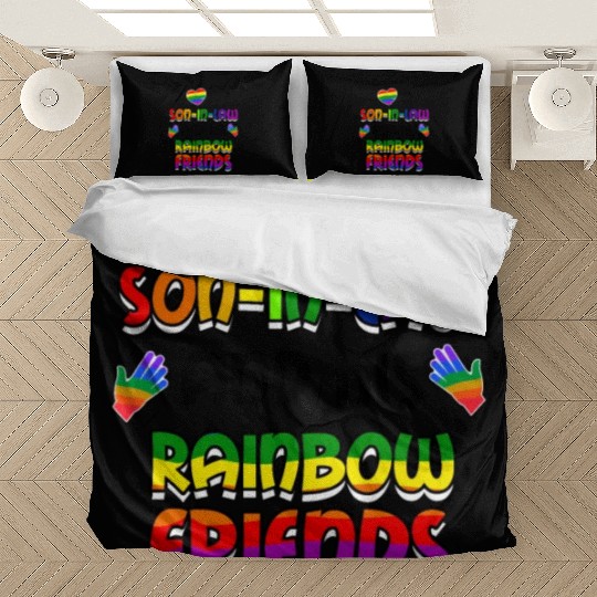 I Love My Son In Law And His Rainbow Friends LGBT Bedding Sets