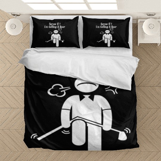 Golf Beer Golfer Father Day Mother Day Bedding Sets