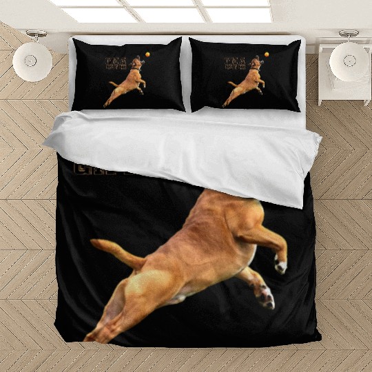 Big Dog Bull Mastiff Catching a Ball, I'm a Catch Bedding Sets