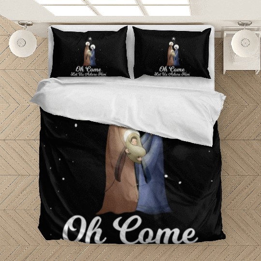 Let Us Adore Him Advent Nativity Scene Bedding Sets