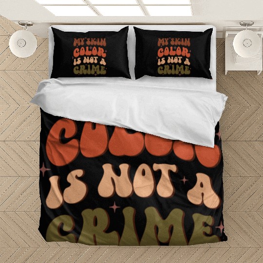 My Skin Color Is Not A Crime, Independence Day Bedding Sets