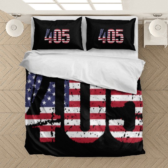 405 Oklahoma Area Code Bedding Sets